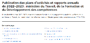 Image of the cover of publication titled  Santé et sécurité au travail en Ontario / Rapport annuel  2022-2023