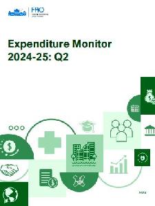 Image of the cover of publication titled   Expenditure Monitor / Financial Accountability Office of Ontario 2024/25, quarter 2