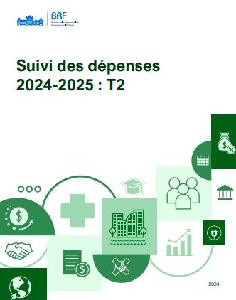 Image of the cover of publication titled   Suivi des dépenses / Bureau de la responsabilité financière de l