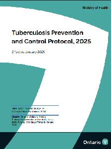 Image of the cover of publication titled Parent    Tuberculosis Prevention and Control Protocol, 2025