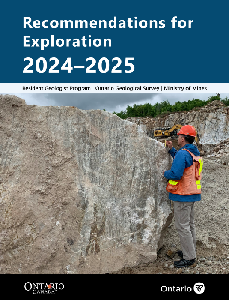 Image of the cover of publication titled  Recommendations for Exploration 2024-2025