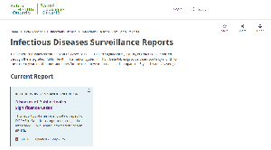 Image of the cover of publication titled Diseases of Public Health Significance Cases, March 2025