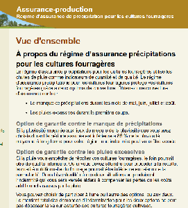 Image de la couverture de la publication intitul&eacute;e Assurance-production : R&eacute;gime d