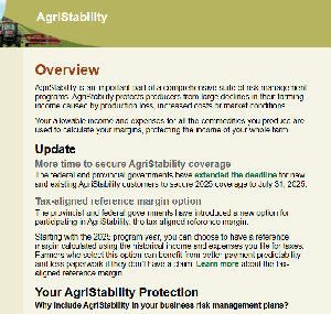 Image of the cover of publication titled Parent  AgriStability