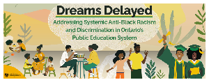 Image of the cover of publication titled Parent  Dreams Delayed : Addressing Systemic Anti-Black Racism and Discrimination in Ontario&rsquo;s Public Education System