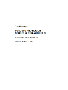 Image de la couverture de la publication intitul&eacute;e Financial statements of Toronto and Region Conservation Authority, December 31, ... [ 2023

