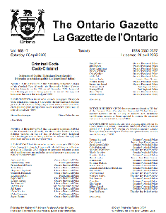 Image de la couverture de la publication intitulée  La gazette de l