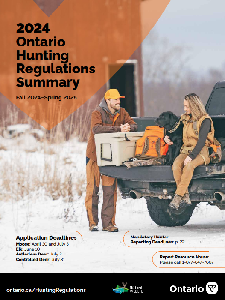 Image of the cover of publication titled   Hunting regulations summary 2024