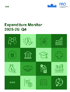 Image de la couverture de la publication intitul&eacute;e  Expenditure Monitor / 2025-26: Q4