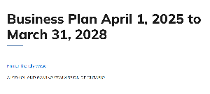 Image of the cover of publication titled  Business plan / Alcohol and Gaming Commission of Ontario. 2025-2028