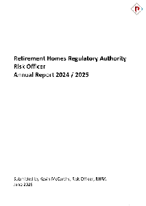Image of the cover of publication titled  Risk Officer Annual Report / 2024/2025
