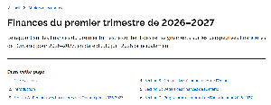 Image of the cover of publication titled Rapports trimestriels des finances de l