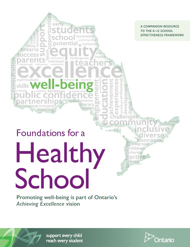 Foundations for a Healthy School Publications Ontario