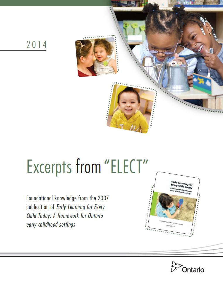 Excerpts From ELECT Publications Ontario