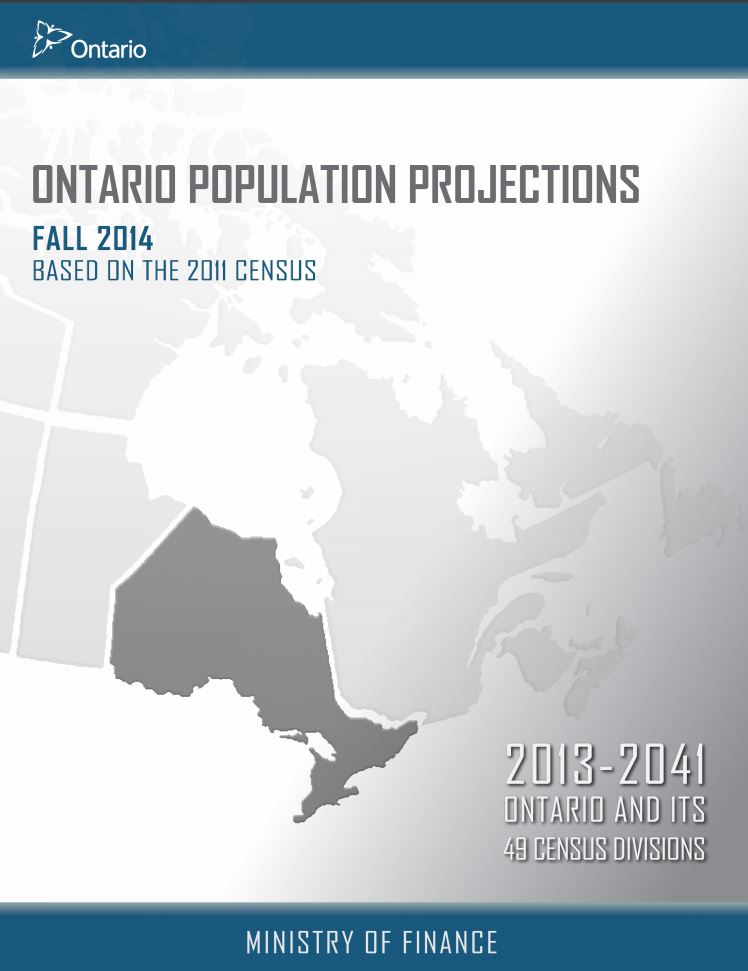 Ontario Population Projections Update 20 Publications Ontario